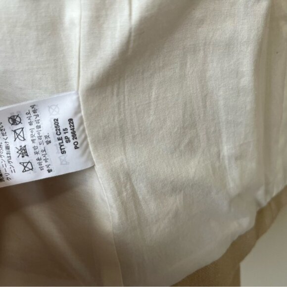 J. Crew Regent Blazer In Metallic Linen Size 4 - Picture 11 of 13